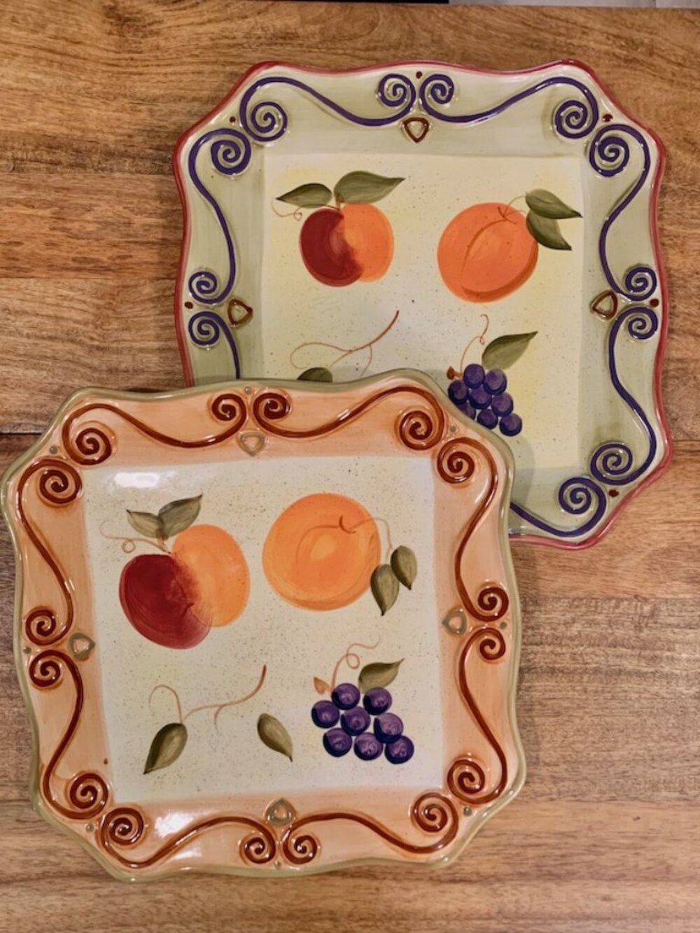 Tuscan Mom Chic Serving Plates